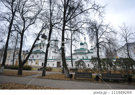 view of the Spaso-Afanasievsky monastery in Yaroslavl. Founded in 1615 view of the Spaso-Afanasievsky monastery in Yaroslavl. Founded in 1615 111989269