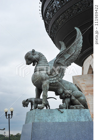 sculpture of a leopard near Kazan Family Center 111989422