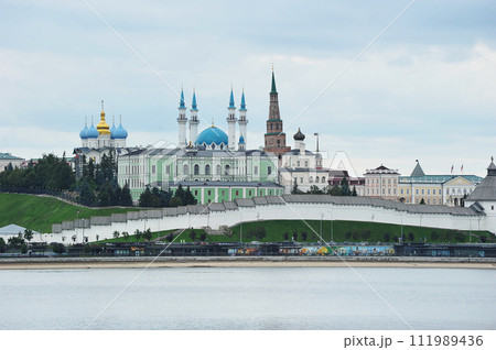 view of the Kremlin and the Kazanka River 111989436