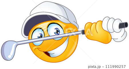 Golf Player Emoticon Golf Player Emoticon 111990257