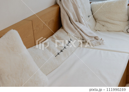 おしゃれなソファーとクッション 111990289