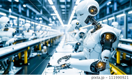 AI-generated content. Assembly Line Automation 111990921