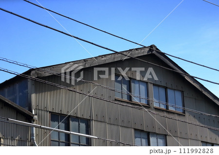 工場　外観（波型スレート外壁） 111992828