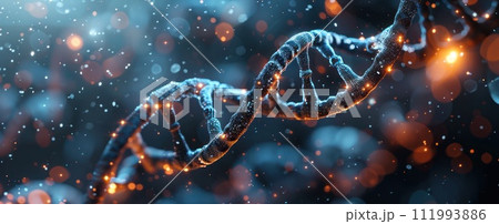 an image of dna strands 111993886