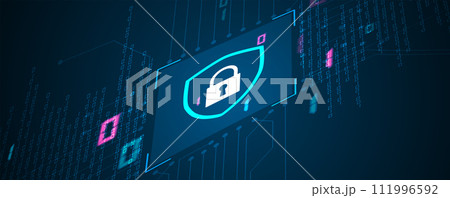 Cyber security and information or network protection. Future technology web services for business and internet project Cyber security and information or network protection. Future technology web services for business and internet project 111996592
