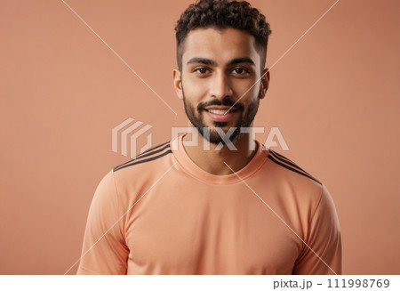 AI-generated content. Athletic Man in Soccer Gear 111998769