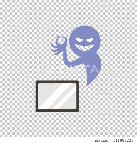 Internet crime smartphone tablet device simple image illustration Internet crime smartphone tablet device simple image illustration 111999223