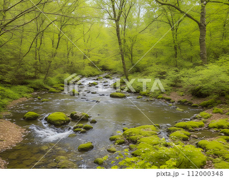 river in the forest 112000348