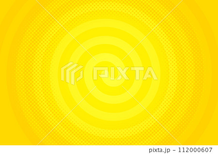 背景素材 横長 黄色 うずまきポップな背景 疑問 Q&A 質問 謎 アイデア 112000607