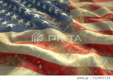 Americans flag background 3D to celebrate independence day. Americans flag background 3D to celebrate independence day. 112001119