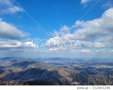筑波山の山頂から見た景色 112001246