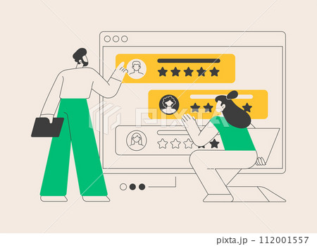 Rating site abstract concept vector illustration. Rating site abstract concept vector illustration. 112001557