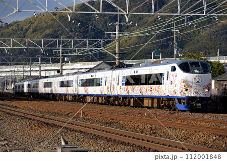 東海道本線を走る281系+271系関空特急はるか9両 東海道本線を走る281系+271系関空特急はるか9両 112001848