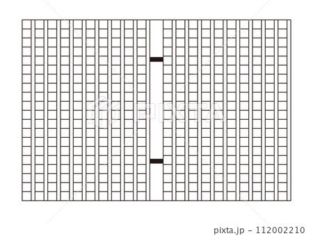400字詰め原稿用紙　テンプレート 112002210
