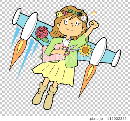 資格で羽ばたくフラワーコーディネーター 112002285