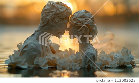 Grateful for Not Marrying Origami-style Thank You Note 112002625