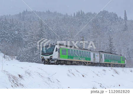 大糸線 冬のリゾートビューふるさと 大糸線 冬のリゾートビューふるさと 112002820