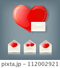 valentine collection with envelopes and hearts 112002921