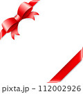 red bow and ribbon 112002926