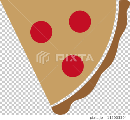 シンプルなピザのイラスト シンプルなピザのイラスト 112003394