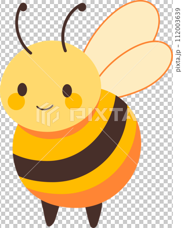 bee, illustration, cute, vector, cartoon, happy, honey, insect, sweet, yellow, isolated, design, nature, summer, animal, art, background, character, white, funny, fly, wing, set, bug, graphic, print,  112003639