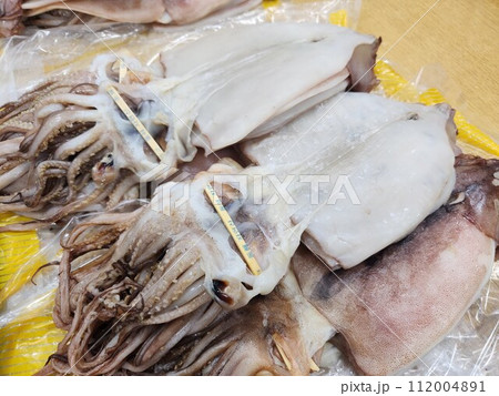 Seafood Market Seafood food. Korean dried squid 112004891
