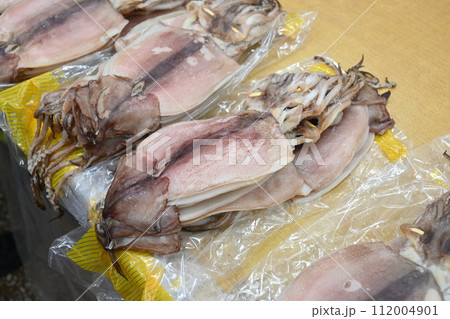 Seafood Market Seafood food. Korean dried squid 112004901