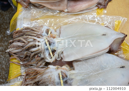 Seafood Market Seafood food. Korean dried squid Seafood Market Seafood food. Korean dried squid 112004910