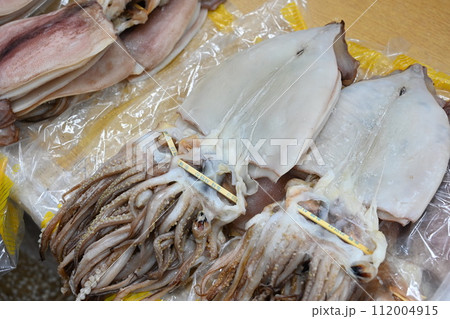 Seafood Market Seafood food. Korean dried squid 112004915