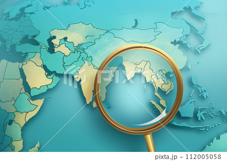ASEAN global economic focus for show in economic presentation for investment, by Generative AI 112005058