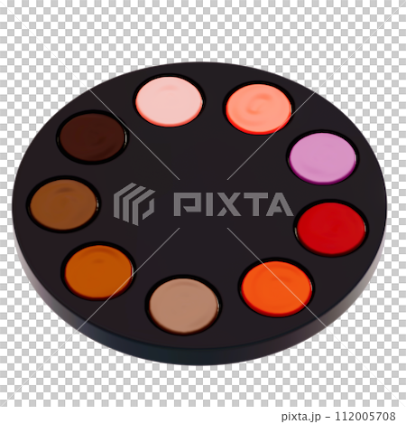 Art supplies for teacher's day Clipart, color Palette, back to school on transparent background, 3D Rendering Art supplies for teacher's day Clipart, color Palette, back to school on transparent background, 3D Rendering 112005708