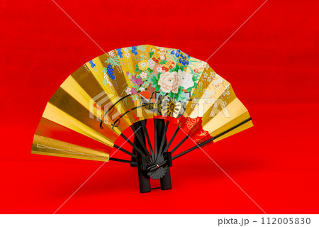 日本的伝統工芸品の舞扇、舞踊や装飾品としも非常に美しい。贈り物にも最適。 112005830