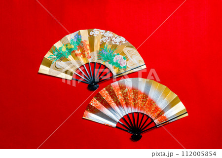 日本的伝統工芸品の舞扇、舞踊や装飾品としも非常に美しい。贈り物にも最適。 112005854