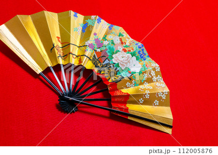日本的伝統工芸品の舞扇、舞踊や装飾品としも非常に美しい。贈り物にも最適。 112005876