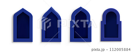 Traditional Arab frame for Islam holiday design. 112005884