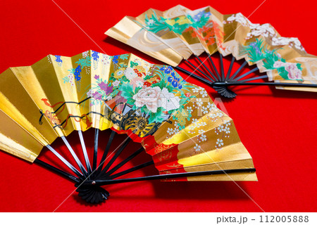 日本的伝統工芸品の舞扇、舞踊や装飾品としも非常に美しい。贈り物にも最適。 112005888