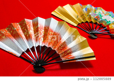 日本的伝統工芸品の舞扇、舞踊や装飾品としも非常に美しい。贈り物にも最適。 112005889