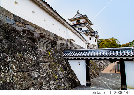 宮城 白石城 ~一ノ門と天守閣~ 宮城 白石城 ~一ノ門と天守閣~ 112006445