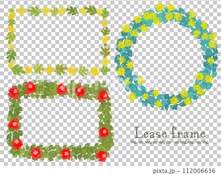 floral decoration frame 112006636