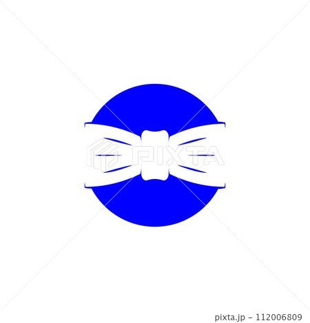 simple tie logo vector template 112006809