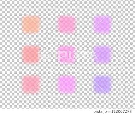 Colorful watercolor style frame material 112007277