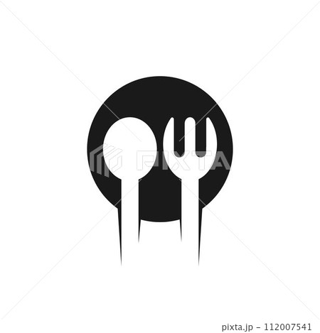 spoon and fork logo  112007541