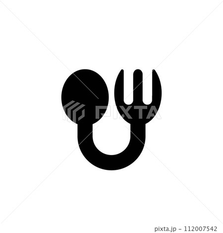 spoon and fork logo  112007542
