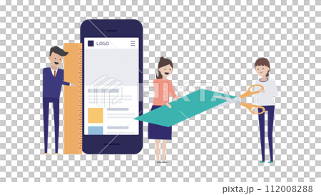 由設計師組成的團隊,負責檢查網站橫幅的尺寸並創建它們。 由設計師組成的團隊,負責檢查網站橫幅的尺寸並創建它們。 112008288