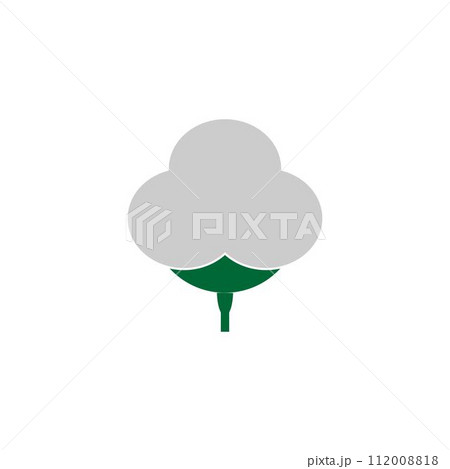 simple cotton logo icon vektor template simple cotton logo icon vektor template 112008818
