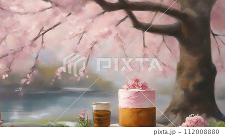 桜とケーキ パーティー 桜とケーキ パーティー 112008880