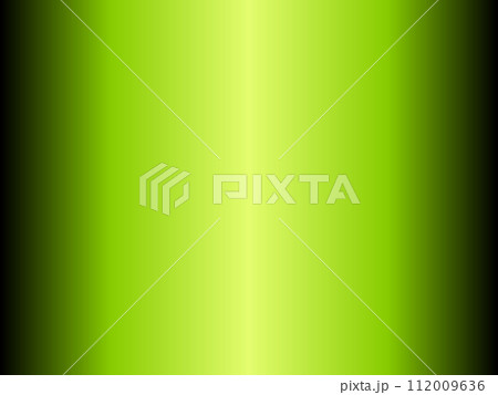 高級感のあるライムグリーンの金属光沢グラデーション背景素材 112009636