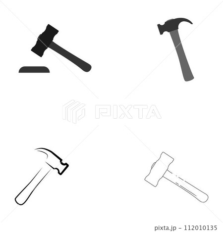 Mallet vector icon 112010135