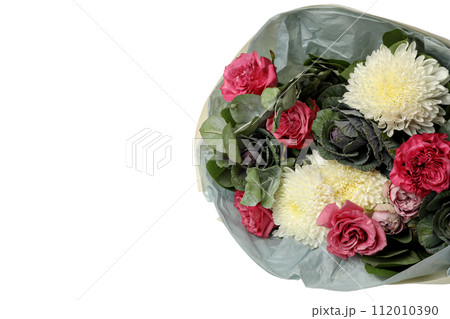 PNG, bouquet of flowers, isolated on white background. PNG, bouquet of flowers, isolated on white background. 112010390