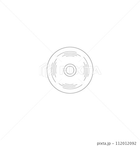 cd or dvd icon vector template 112012092